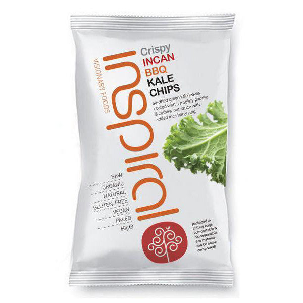 Inspiral Raw Organic Incan BBQ Kale Chips
