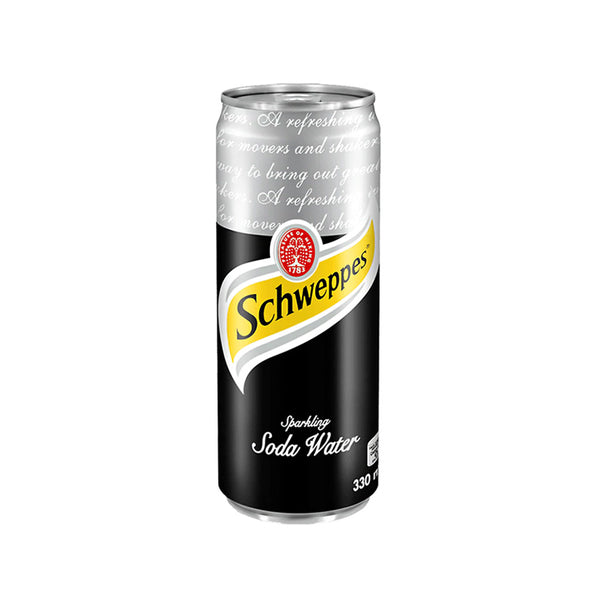 Schweppe's Soda Water (24 cans)