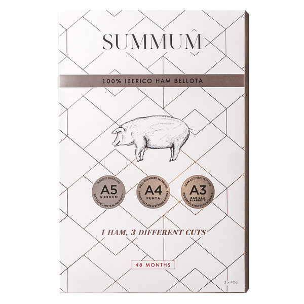 Summum Trilogy Iberico Bellota Ham 48 Months (120g)