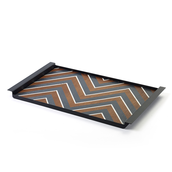 Tray with Zigzag Pattern