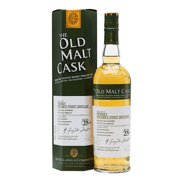 Hunter Laing The Old Malt Cask 'Probably Speyside's Finest Distillery' 28 Year Old